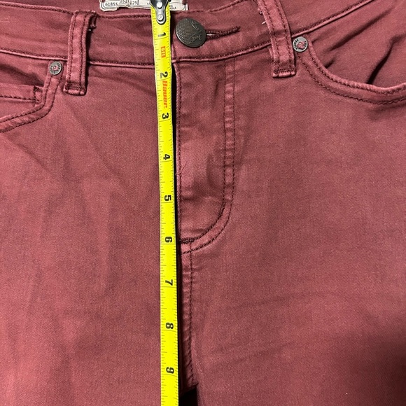 Burgundy Skinny Jeans - Picture 5 of 7